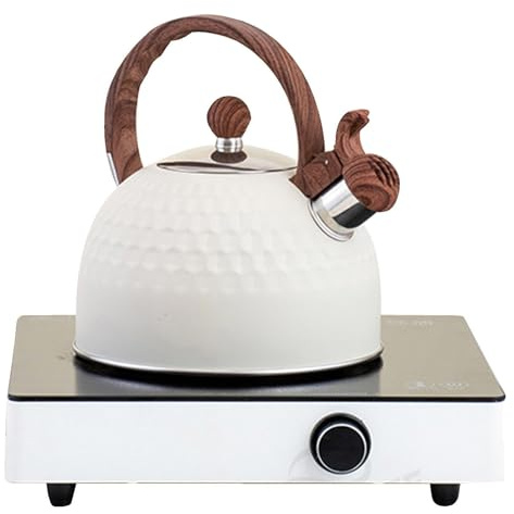 Bollitore per Tè per Fornelli - 2,5L Bollitore Fischiettante in Stile Vintage - Pentola Fischiatrice per Fornello - per Cucina Campeggio Giardino Festa