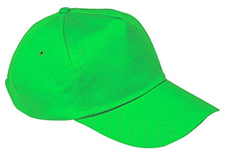 Morefaz Unisex Jungen Mädchen Mütze Baseball Cap Hut Kinder Kappe TM (Neongrün)