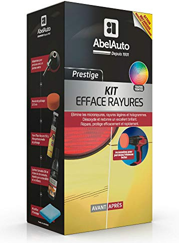 ABELAUTO Kit Efface Rayures Mécanique pour Carrosserie