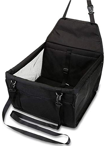 OUTLETISSIMO® TRASPORTINO Nero per Cani E Gatti Auto Box E COPRISEDILE Borsa Animali Domestici Cane Gatto 40 X 32 X 24