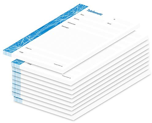PRICARO Telefonnotizblock, A6, Vernetzung, 10 Stück