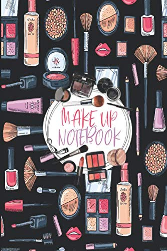 MakeUp NoteBook: Basic Face Charts To Practice Makeup 6” x 9” Professional Blank Face Chart for Make-up Artist (100 Pages) for Beauty School Students & Makeup Artists