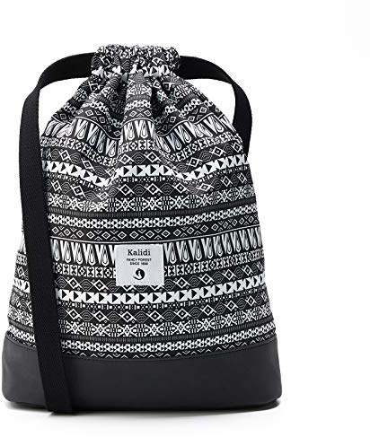 KALIDI Beutel Rucksack Kordelzug Turnbeutel Daypack Gymsack Gym Bag Beutel Sportbeutel Rucksack für Damen & Herren mit Innentasche 11 Liter für Sport, Reisen und City