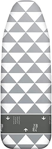 arteneur® - Made in Germany Bügelbrettbezug 110x30 | Hitzereflektierend | Gummizug | Gleitzone | OEKOTEX100 | 4 Größen | Bügelbrettbezug für Dampfbügelstation und Dampfbügeleisen | Bügeltischbezug S