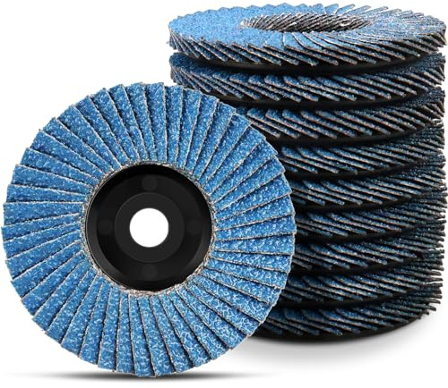 BRESUCNY 10Pcs Disques à Lamelles 76mm Disque Meuleuse Compartiments