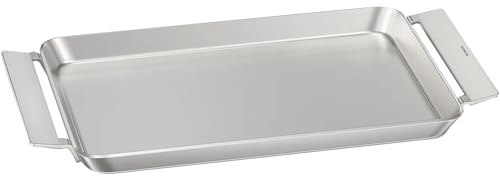 Siemens Teppan Yaki 340 mm HZ9TY010 | Außenmaße einschließlich Griffe, 46 x 23 cm (Bratfläche, Induktionsgeeignet, Backofenfest (bis 220 °C)