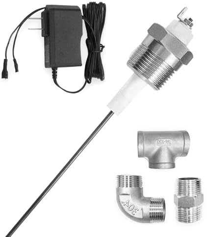 Prukbiar Water Heater Anode Rod Made of Titanium, Powered Anode Rod, Eliminates Rotten Egg Smell,Anti-Rust and Corrosion, Reduce Limescale (29-90 Gallon）