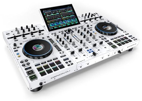DJ Prime 4+ Limited White Edition - Stazione di mixaggio per DJ
