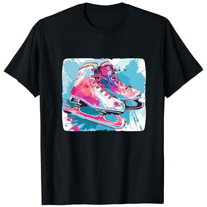 Lustige Eislaufschuhe für Winter und Eissport T-Shirt