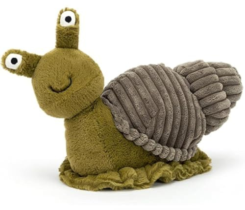 champracer Schnecke Kuscheltier, Niedliches Plüschtier Schnecke für Jungen und Mädchen, Plüschpuppe Flauschiger Plüsch Puppe Spielzeug für kuschelecke Kinderzimmer Schlafzimmer Deko (28cm)