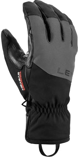 LEKI Unisex Pegas 3D GTX Gloves, Black-Graphite, 9