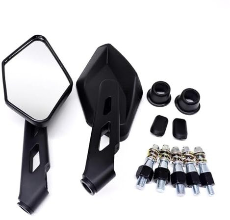 Lenkerendenspiegel Für K&AWASAKI Für Z900 Für Z900RS Für Z800 Für Z1000 Universal Passend Für 8mm Und 10mm Schrauben Motorrad Rückspiegel Seitenspiegel