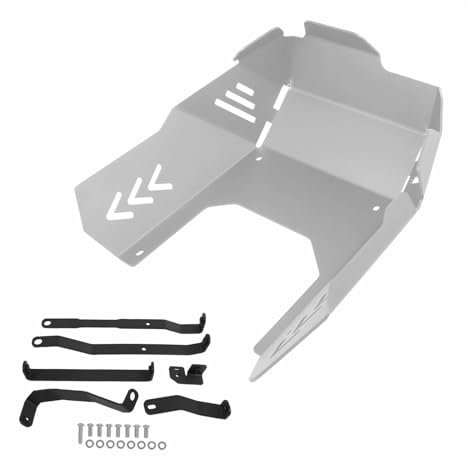 VTSGBLS Seitenabdeckung des Motorstators Motorrad-Unterfahrschutz Motorschutz Unterbodenschutz Bash Guards Ölwannenschutz Für CL500 SCL500 CL 500 2023 2024(Silber)