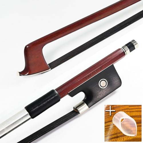 Brazilwood Viola Bow For 14-17 Violas Full Size 74.5cm Ebony Frog Natural Mongolian Black Horsehair Well Balanced Sweet Tone
