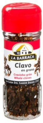 La Barraca Chiodi di Garofano in Grani, Vasetto da 26 g, Aroma Intenso per Dolci e Marinature, Confezione da 3