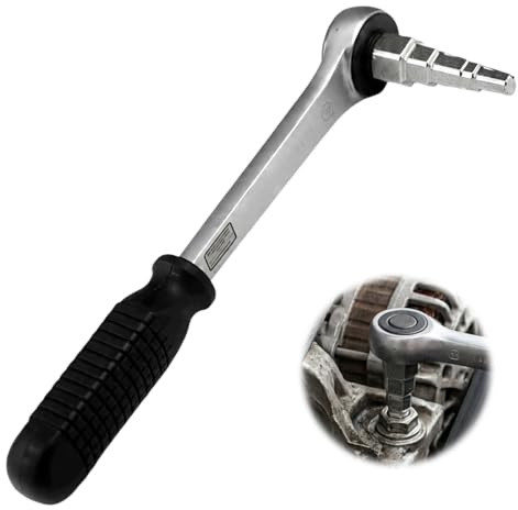 Plumbers Wrench, 10-21mm Stepped Radiator Valve Spanner and Radiator Key Set, Professional Plumbing Tools for Heating System Maintenance, Emergency Repairs and Multi-Size Connector Applications