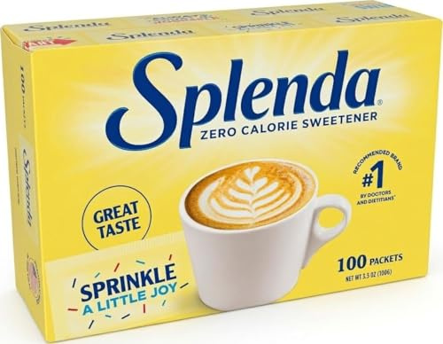 SPLENDA Kein Kalorien-Süßstoff, Portionspackungen (100 Stück)