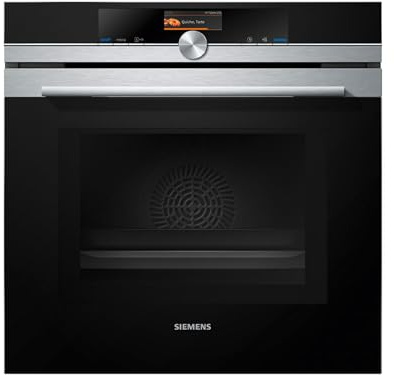 Siemens HM636GNS1 four 67 L Noir, Acier inoxydable