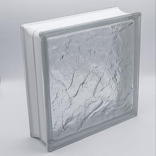 Basic Glasbaustein Iceberg klar glänzend 30x30x10 cm - 2 Stück