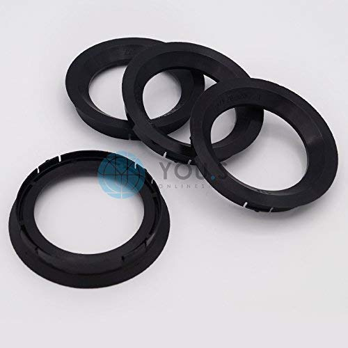 4 x ZENTRIERRINGE DISTANZRING für ALUFELGEN Z25 76,0-57,1 mm Alutec Anzio Rial