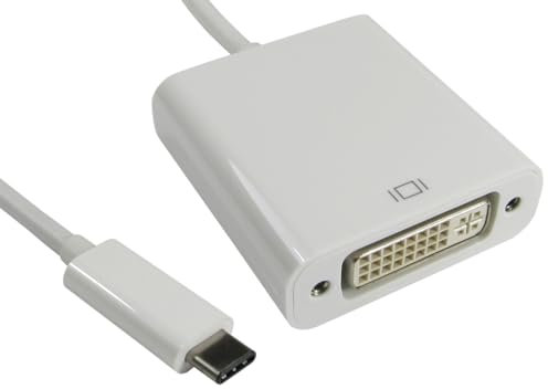 USB Type C câble Adaptateur mâle vers DVI Femelle, 15 cm