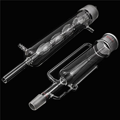 EsportsMJJ 2Pcs 500Ml 24/29 Verre Soxhlet Extracteur Tube De Condensation Colonne De Fractionnement