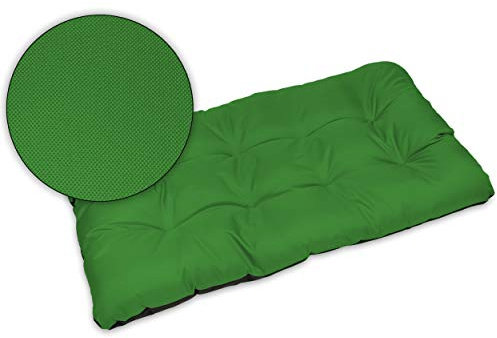 SuperKissen24. Palettenkissen Palettenauflagen Sitzkissen - 120x80 cm - Outdoor und Indoor - grün