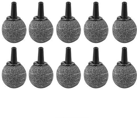 Tnfeeon 10pcs Bubble Stone Calabash Pattern Air Oxygen Bubble Stone Fish Tank Pump and Hydroponics Bubbler Airstones
