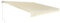 COSTWAY Tenda da Sole per Esterno Avvolgibile 4 x 2,5 m, Tenda da Sole a Bracci Estensibili con Telaio in Alluminio, Tettuccio Resistente al Sole e Impermeabile e Manovella (4 x 2,5 M, Beige)