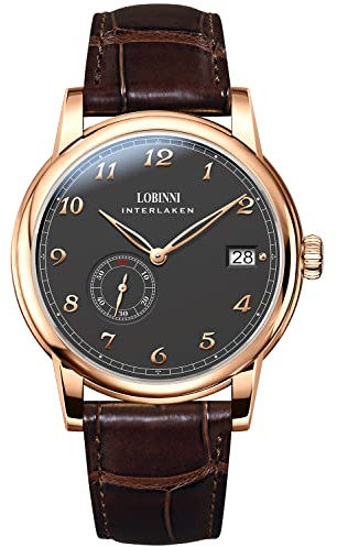 LOBINNI Herren-Armbanduhr, mechanisch, automatisch, wasserdicht, für Herren, modisch, luxuriös, Business-Uhren