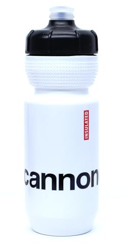 Cannondale Gripper Logo Insulated Thermo Fahrrad Trinkflasche 0.55L weiß