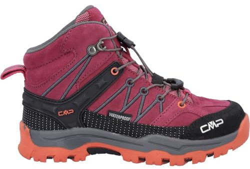 CMP Unisex Kinder Kids Rigel Mid Trekking Shoes Wp Kinder Rigel Mid Trekkingschuhe Wp, Fuxia, 33, Fuchsia, 33 EU