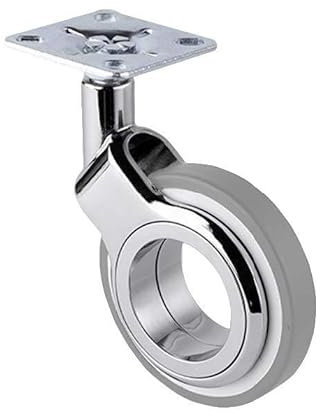 der ROLLENDE SHOP - Design Rollen für Möbel - Lenkrolle 60 mm Polyurethan - Serie Grey OLYM