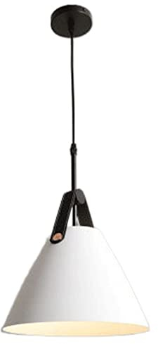HAIIQU Pantallas De Metal para Lámparas De Techo Luminaria Nordic Macaron Color Simple con Pantalla De Luz De Bombilla LED, Accesorio De Iluminación Colgante Suspendido En El Techo para La Casa Campo