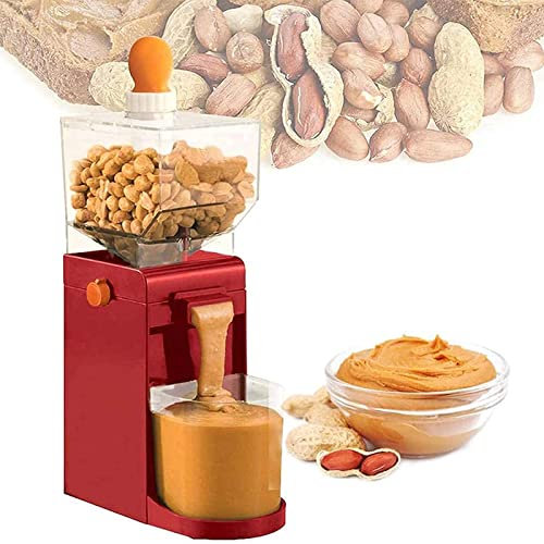 Peanut Butter Maker Machine for Coffee Corn - Electric Mini DIY Peanut Grinder for Cashews, Hazelnuts - Grain Grinders Mill Machine
