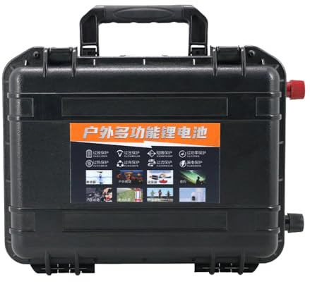 WILLQ 12V 60AH 80AH Batterie de Remplacement Rechargeable au Lithium pour voiturette de Golf/Marine/Camping-Car/Batterie de Moteur à la traîne,12v 80ah