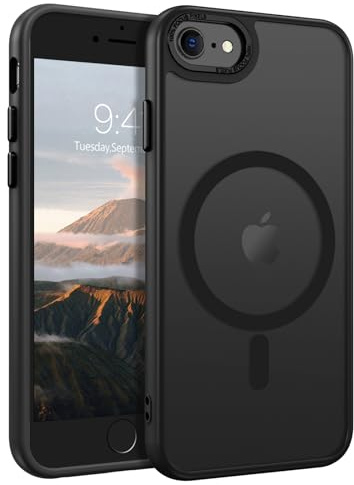BENTOBEN für iPhone SE 2022 Hülle mit Mag-Safe Magnetisch iPhone SE 2020 Hülle iPhone 7 iPhone 8 Phone 6 Phone 6s Case Durchscheinende Matt Anti-Fingerabdruck Handyhülle Dünn Stoßfest Schutzhülle