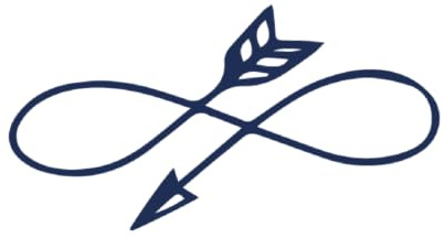 Tattwo.me – Temporäre Tattoos für Erwachsene und Kinder, hält 2 Wochen, wasserfest – pfeilförmiges Unendlichkeitszeichen – Pflanzliche Tinte – EU-Kosmetik-Zertifikat – (P0500)