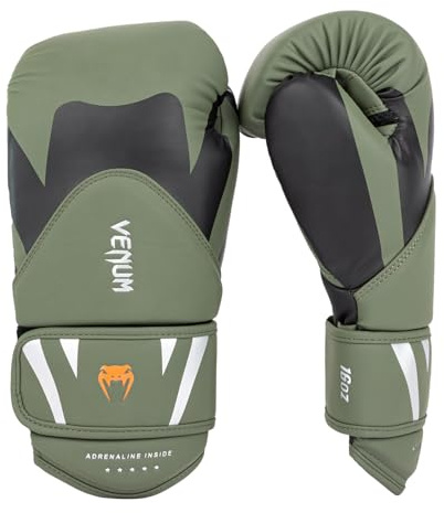 Venum Challenger 4.0 Gants de Boxe - Kaki/Noir - 14 Oz