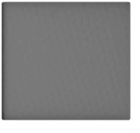 Strapazierfähige Silikon-Bodenmatte – erhöhter Rand für Kühlschrank, Waschmaschine – schützt Teppich und Hartholz (65 x 60 cm, grau)