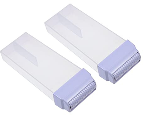 2Pcs Depilatory Wax Containers Travel Bottles for Waxing Easy to Fill Clean Durable Design for Salon Use Reliable Reusable Wax Storage