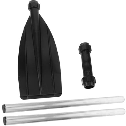 Milisten Kayak Aluminium Légère avec Lame Plastique Renforcée Manche Détachable pour Canoë Planche Paddle et Bateau Gonflable Rame Robuste pour Sports Nautiques et Rafting