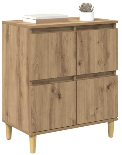 vidaXL Sideboard Artisan Ek 60 x 35 x 70 cm Konstruerat trä
