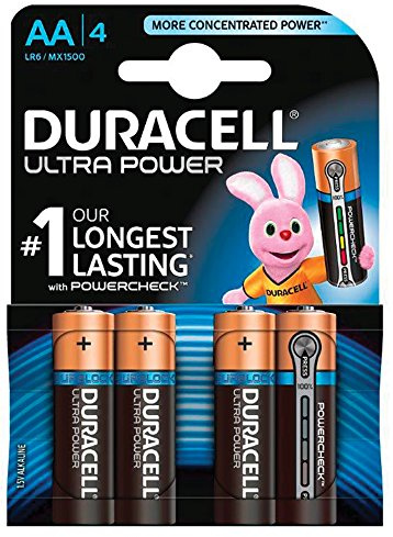 Duracell Batterie Ultra Power, Argent