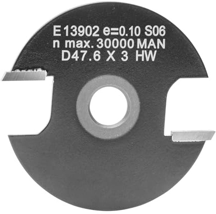 ENT 13902 Scheibennutfräser HW, Schaft (S) 8 mm, Durchmesser (D) 47,6 mm, NL 3 mm