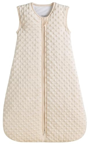 BABYINABAG Summer Model Baby Sleeping Bag and Sack, Plush Minky Dot, 1.25 Togs, for Infants and Toddlers (Large (22 mos - 3T))