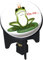 WENKO Waschbeckenstöpsel Pluggy® Kiss me - Abfluss-Stopfen, für alle handelsüblichen Abflüsse, Kunststoff, 3.9 x 6.5 x 3.9 cm, Mehrfarbig