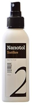 Nanotol Bombe Imperméabilisante Textile Nanotechnologique de haute qualitée (respirant, sans odeur, invisible et lavable), Spray Impermeabilisant chaussure et tous autres textiles (125 ml pour 2,5m²)