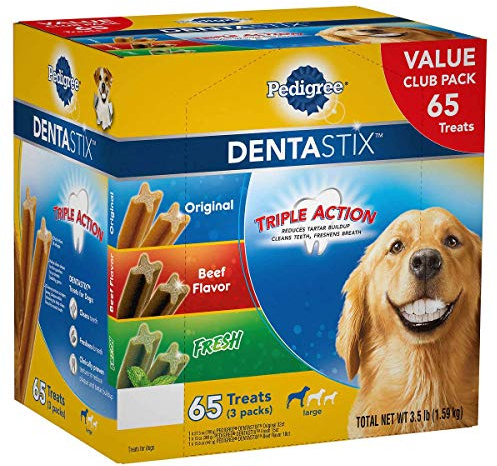 Pedigree Dentastix 65 Piece Variety Pack, 3.5 Pound