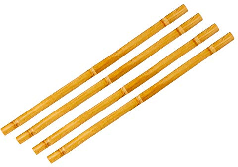 Ju-Sports 4 x Kali-Stock, ungeschält Natur